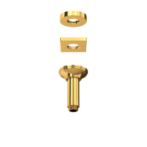 ROHL 4″ Ceiling Mount Shower Arm In Italian Brass