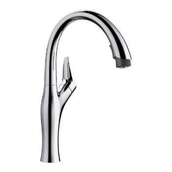 Blanco Artona Pull-Down Dual-Spray Kitchen Faucet 1.5 GPM - Chrome