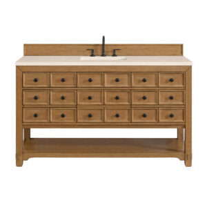 Malibu 60" Single Vanity, Amber Birch