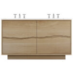 Vander 72" Ventura Four-Drawer Double Bath Vanity In American White Oak