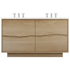 Vander 72″ Ventura Four-Drawer Double Bath Vanity In American White Oak