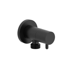 Riobel Handshower Outlet With Integrated Volume Control In Black