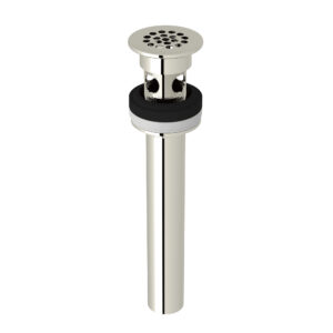 ROHL Lavatory Grid Drain With Overflow In Polished Nickel