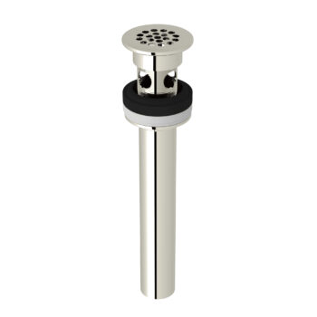 ROHL Lavatory Grid Drain With Overflow In Polished Nickel
