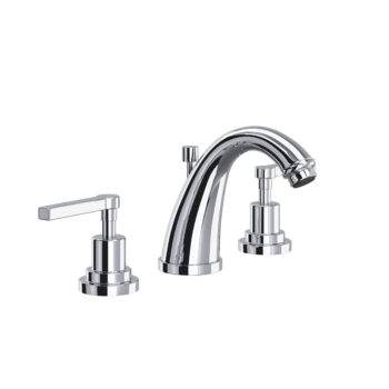 ROHL Lombardia® Widespread Lavatory Faucet With C-Spout In Polished Chrome