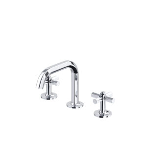ROHL Modelle™ Widespread Lavatory Faucet With U-Spout In Polished Chrome