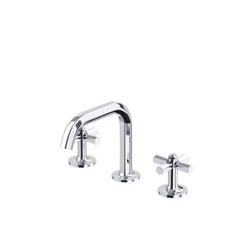 ROHL Modelle™ Widespread Lavatory Faucet With U-Spout In Polished Chrome