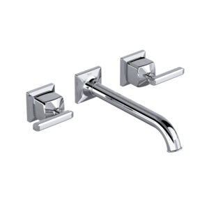 ROHL Apothecary™ Wall Mount Lavatory Faucet Trim In Polished Chrome