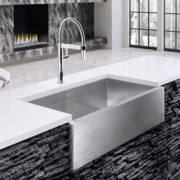 Blanco Precision R0 32" Super Single Bowl Apron-Front Stainless Steel Farmhouse Sink - Image 4