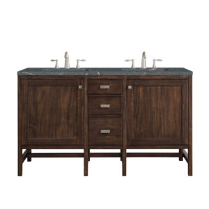 Addison 60" Double Vanity, Mid-Century Acacia