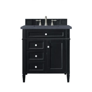 Brittany 30" Single Vanity, Black Onyx