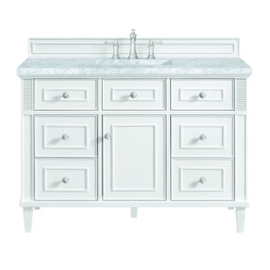 Lorelai 48" Single Vanity, Bright White
