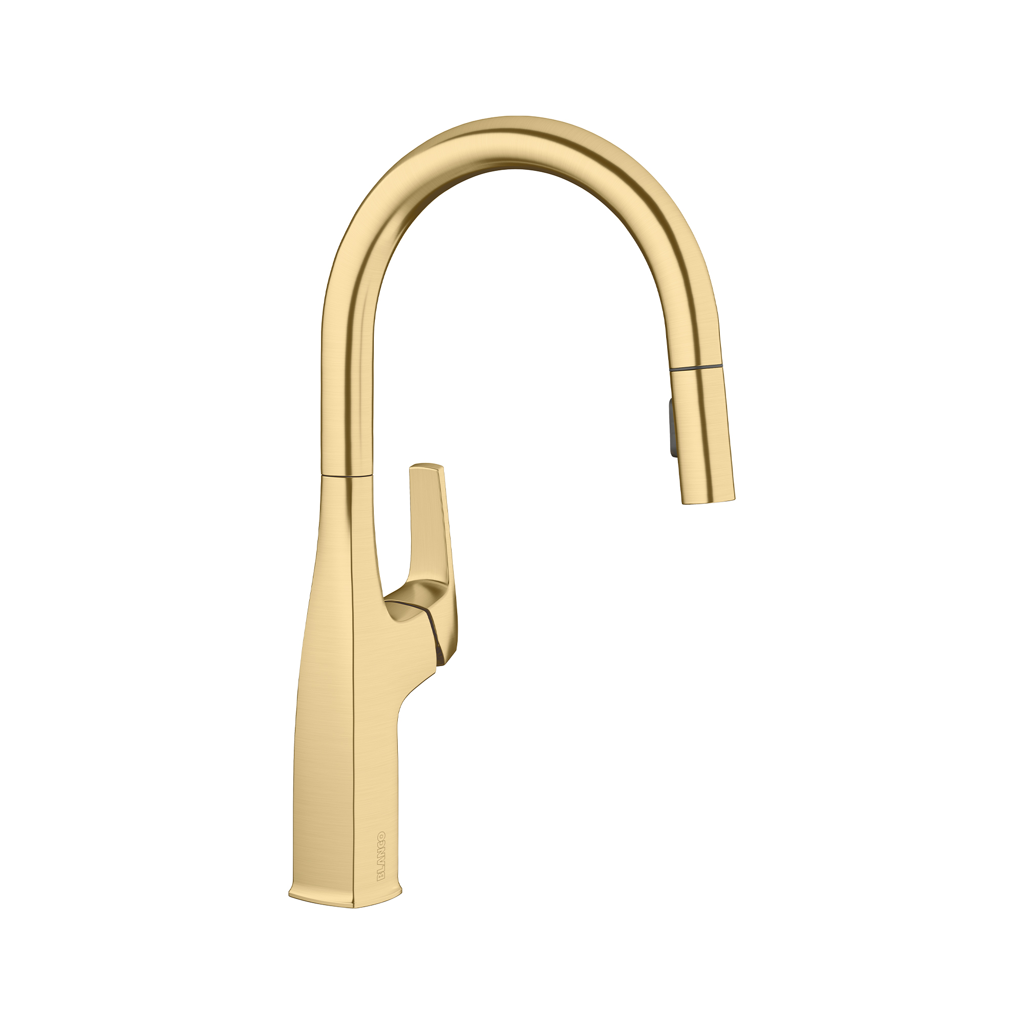 Blanco Rivana High-Arc Pull-Down Dual-Spray Kitchen Faucet 1.5 GPM - Satin Gold