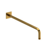 Riobel 20" Wall Mount Shower Arm In Brushed Gold