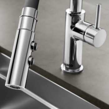 Blanco Catris Flexo Semi-Pro Pull-Down Dual-Spray Kitchen Faucet 1.5 GPM - Chrome - Image 10