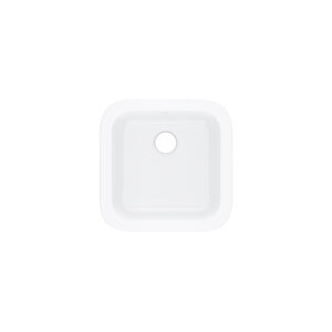 ROHL Allia™ 18″ Fireclay Single Bowl Bar/Food Prep Kitchen Sink In White