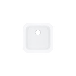 ROHL Allia™ 18″ Fireclay Single Bowl Bar/Food Prep Kitchen Sink In White