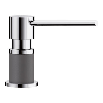 Blanco Lato Soap Dispenser - Chrome/Cinder