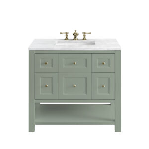 Breckenridge 36" Single Vanity, Smokey Celadon