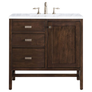 Addison 36" Single Vanity, Mid-Century Acacia