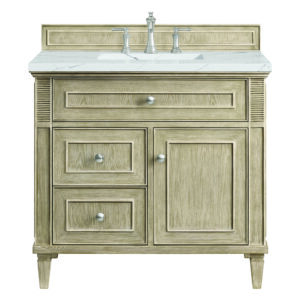 Lorelai 36" Single Vanity, Whitewashed Oak