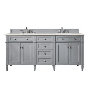 Brittany 72" Double Vanity, Urban Gray