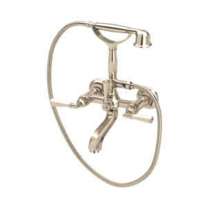 ROHL Palladian® Exposed Wall Mount Tub Filler In Satin Nickel