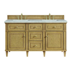 Lorelai 60" Double Vanity, Light Natural Oak