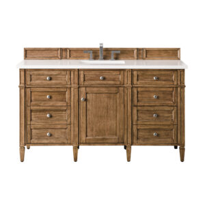 Brittany 60″ Single Vanity, Saddle Brown