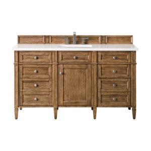 Brittany 60″ Single Vanity, Saddle Brown