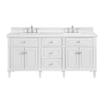Lorelai 72" Double Vanity, Bright White