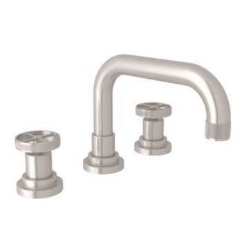 ROHL Campo™ Widespread Lavatory Faucet With U-Spout In Satin Nickel