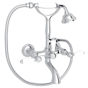 ROHL Exposed Wall Mount Tub Filler In Polished Chrome