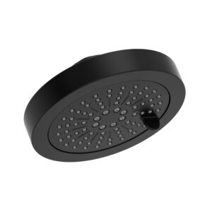 ROHL 6″ 6-Function Showerhead In Matte Black
