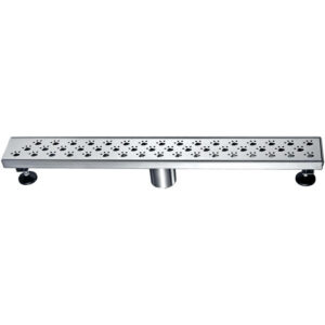 Dawn® Memuru River Series – Linear Shower Drain 24″L In Polished satin