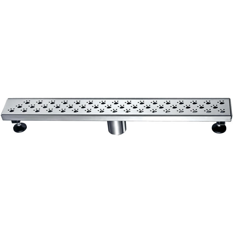 Dawn® Memuru River Series - Linear Shower Drain 24"L In Polished satin