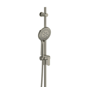 Riobel Handshower Set With 36" Slide Bar and 6-Function Handshower In Brushed Nickel