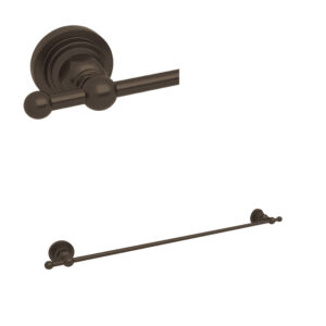 ROHL San Giovanni™ 24″ Towel Bar In Tuscan Brass