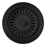 Blanco Color-Coordinated Metal Basket Strainer - Coal Black