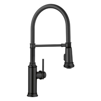 Blanco Empressa Semi-Pro Pull-Down Dual-Spray Kitchen Faucet 1.5 GPM - Matte Black