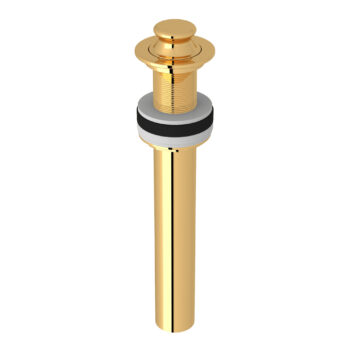 ROHL Lavatory Lift And Turn Drain Without Overflow In English Gold