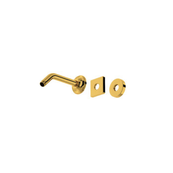 ROHL 7" Wall Mount Shower Arm In Unlacquered Brass