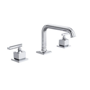 ROHL Apothecary™ Widespread Lavatory Faucet With U-Spout In Polished Chrome
