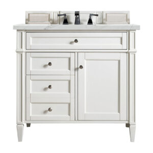 Brittany 36" Single Vanity, Bright White