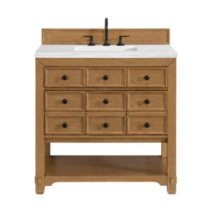 Malibu 36" Single Vanity, Amber Birch