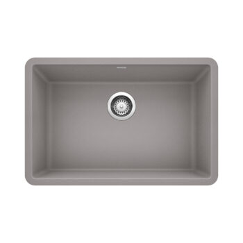 Blanco Precis SILGRANIT 27" Single Bowl Undermount Kitchen Sink - Anthracite