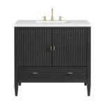 Myrrin 36" Vanity, Carbon Oak