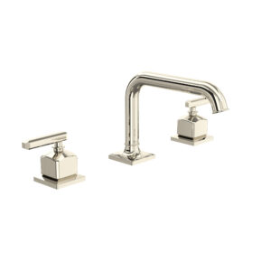 ROHL Apothecary™ Widespread Lavatory Faucet With U-Spout In Polished Nickel