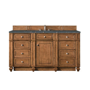Bristol 60" Single Vanity, Saddle Brown