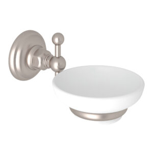 ROHL Wall Mount Soap Dish In Satin Nickel